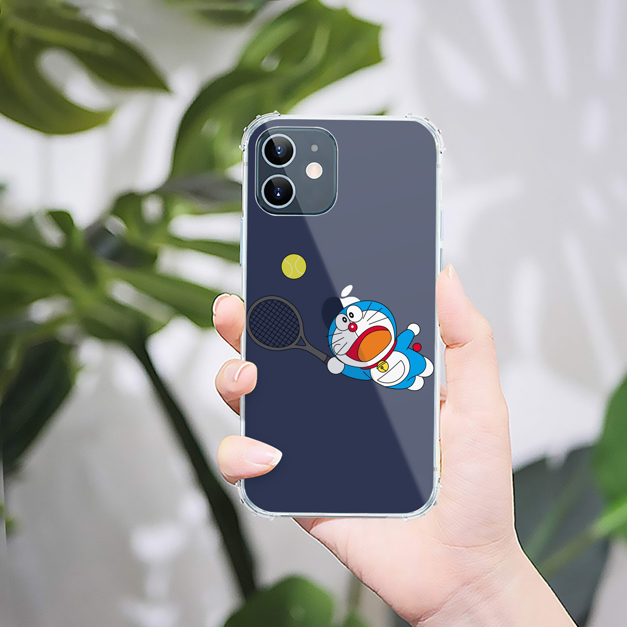 （画像用） ドラえもん Doraemon 【iPhone 12シリーズ対応】透明スマホケース（クリアソフトケース）